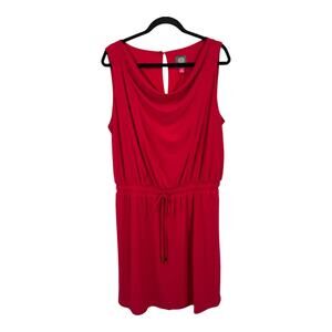 Vince Camuto Dress sleeveless cowl neck drawstring size 16